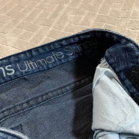 Calvin Klein Womens 27 Denim Jeans Blue Ultimate Skinny Low Rise Medium Wash - Picture 6 of 14